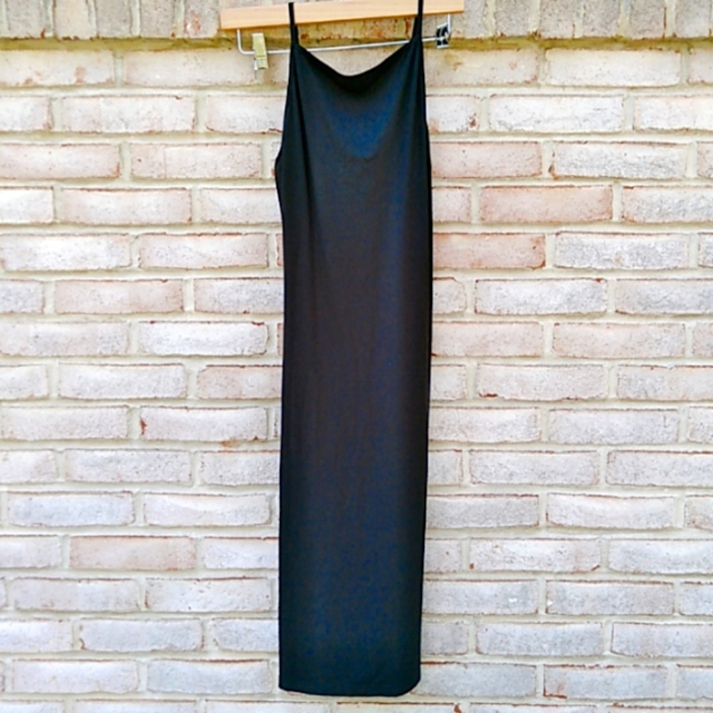 H:ours | Black slip dress size XS